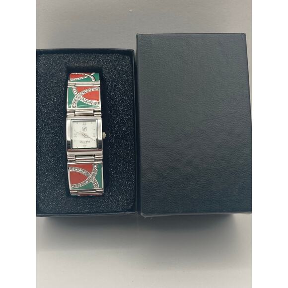 Victoria Wieck Women's Watch 17mm  Beverly Hills Unique Band - New Battery  Sz 7 - Picture 5 of 12